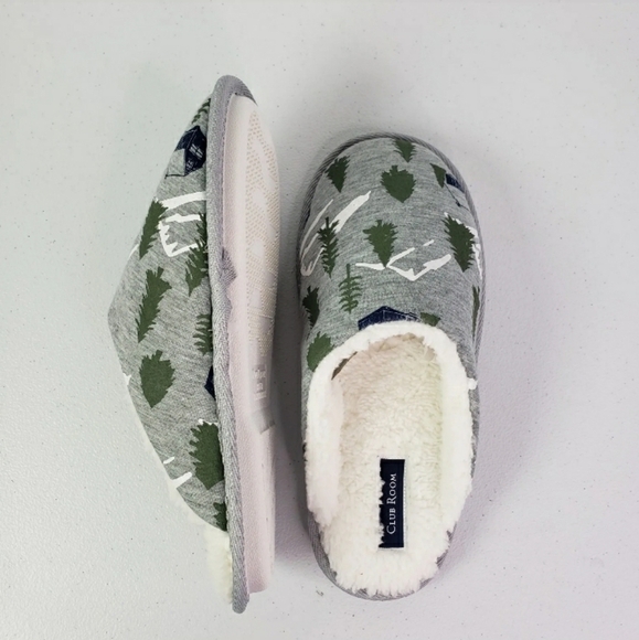 Club ROOM Sherpa Lined & Memory Foam Lounge Comfort NWT Slipper - Men's - Picture 3 of 10